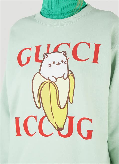 gucci bananya sweatshirt|Gucci.